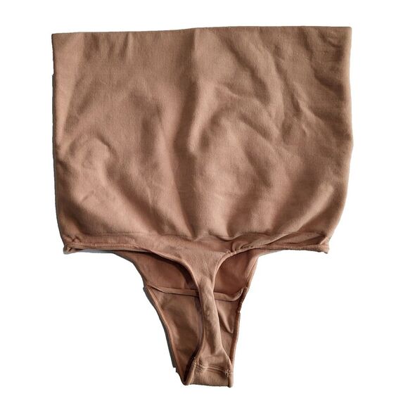 NEW SKIMS Plus Size 2X/3X Beige Thong SH-THG-0108 Core Control Smooth Slimming - Picture 2 of 6